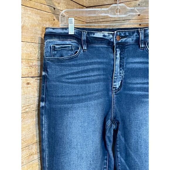 KANCAN HIGH-RISE SUPER FLARE STRETCH CASUAL WESTERN EVERYDAY WEAR JEANS SIZE 30 - Picture 6 of 11